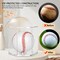 Baseball Display Case UV Protected Acrylic Clear Hexagon Baseball Holder for Tennis Balls,Coins,Memorabilia,with 1 Ball and 2-Coin Racks for Official Size Ball (Hexagon 2 Pack)